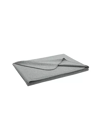 STEINER 1888 | Wolldecke "Sophia" 145x190cm (Rubin) | grau